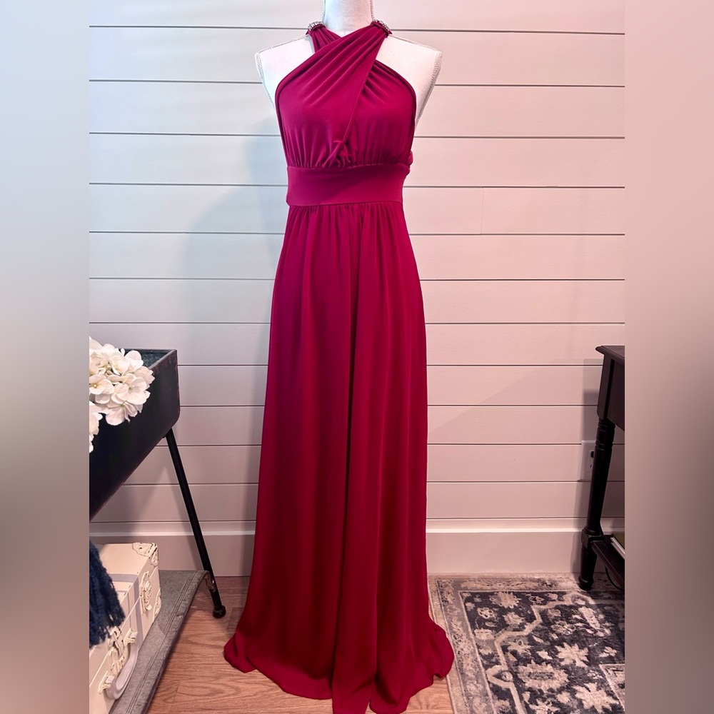 White House Black Market Convertible Full Length Dress